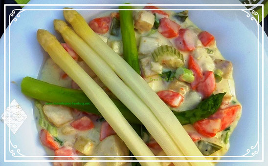 Spargel mit buntem Gemüse, Ilona M. Schütt, www.basenfasten-hamburg.net