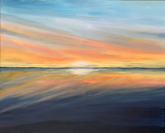 "nouveaux horizons" - 73 X 60 X 2 cm