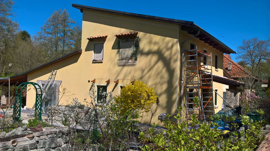 Musterhaus in Hohen Neuendorf - Fassadengestaltung Malermeister André Frost