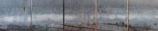 Sur la grève 18 x 87 cm