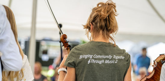 Fiddle Ensemble Coppal House Farm Concert, August 2022 (photo: Amanda Kowalski)