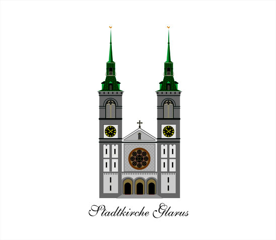 Stadtkirche Glarus (März und April 2022)