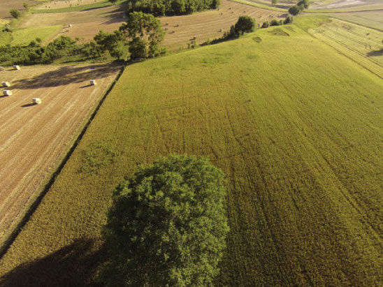 Vue aérienne drone Italie