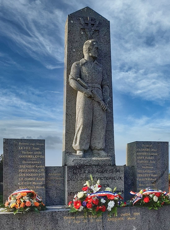 Denkmal für die Schlacht der Résistance in Lesvenez, Cap Sizun, Liste der Gefallenen