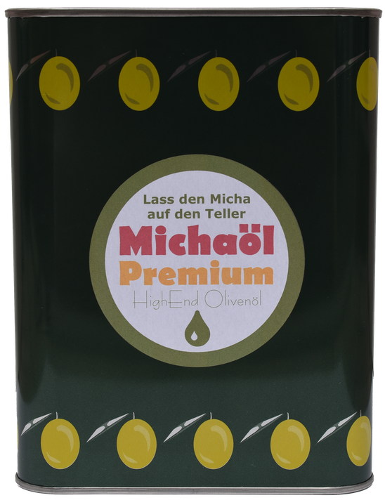 Michaöl Premium HighEnd Olivenöl ist ein mehrfach prämiertes einzigartiges natives Oleum Olivarum für Speisen und Salate