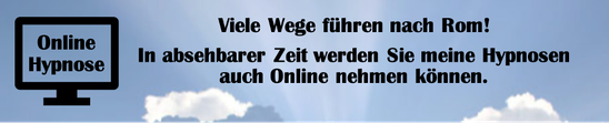 Foto mit Hinweis auf baldige Online Hypnose.