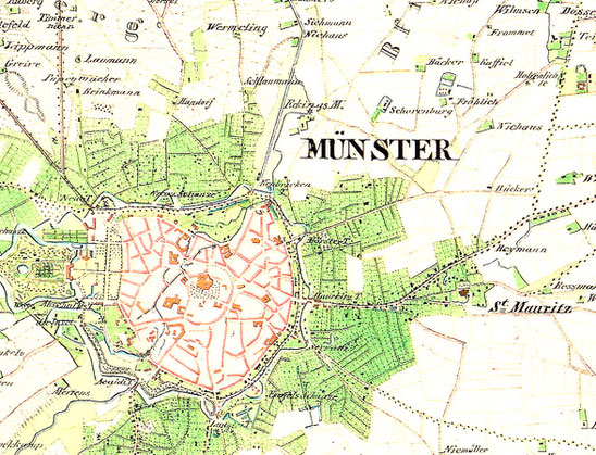 Münster um 1840