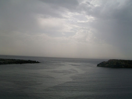 ( Il mare e il cielo,fotografati nello stesso giorno in cui davo voce ai miei pensieri)