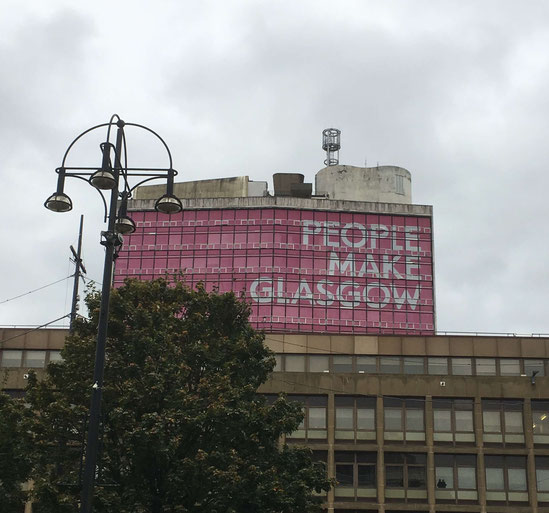 "People make Glasgow" is the slogan you find everywhere in the city