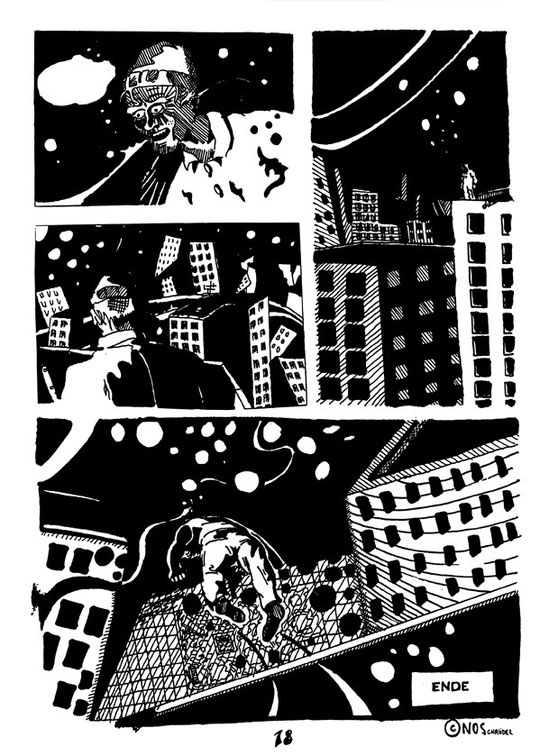 Eine kurze Graphik-Novel story schuf der Bremer Zeichner Niels-Schröder vor vielen Jahren für das Bremer Comic-Magazin Panel.