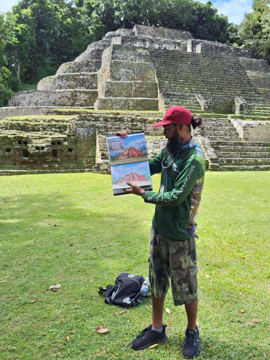 Belize, Tower Hill : guide créole à Lamanai 