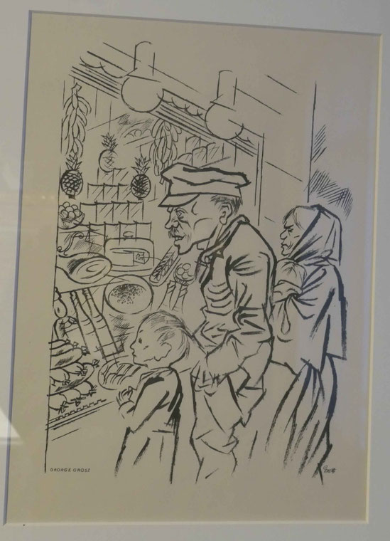 George Grosz, Lithogrphie, 1924, Bröhan Museum, Berlin