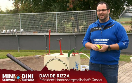 Davide Rizza gab spannende Informationen über das Horussen. Bild: Video SRF