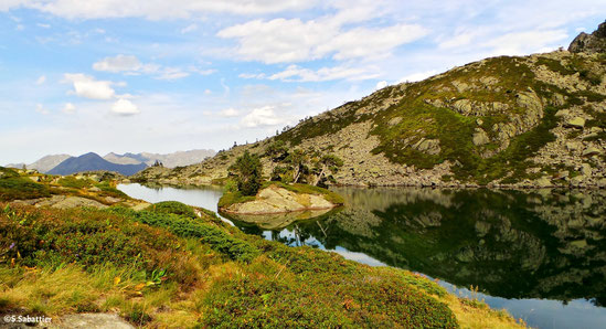 El lago de Bastampe - salida de Luz-Saint-Sauveur