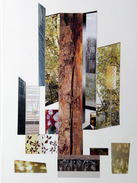 "Pause fraîcheur" - Collage - Rosángela del Arco