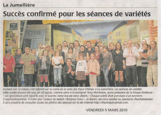 Courrier de l'Ouest - 05/03/2010