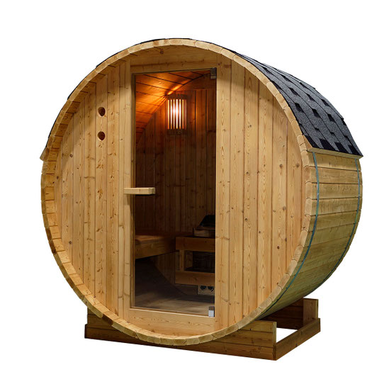 Welcon Easyheat Fasssauna - Gartensauna für 2 Personen