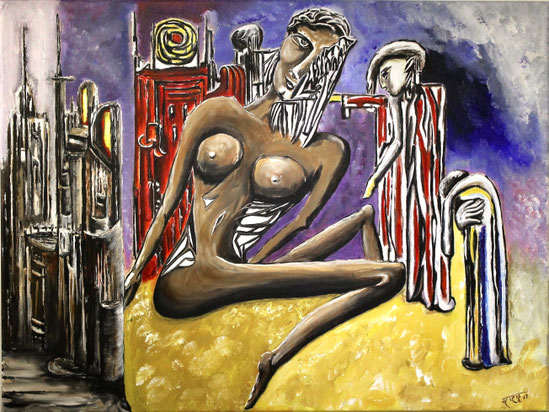 Abstrakte Malerei 2013 Antonino Di Bella Graubünden