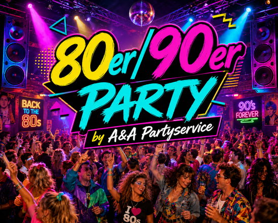 80er/90er Party by A&A Partyservice in Kalterherberg