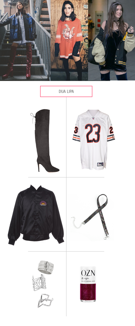 Look von Dua Lipa mit fairer, nachhaltiger und Vintage Mode nachgestylt