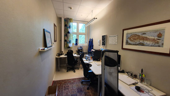 Das Praktikantenbüro in der Schule