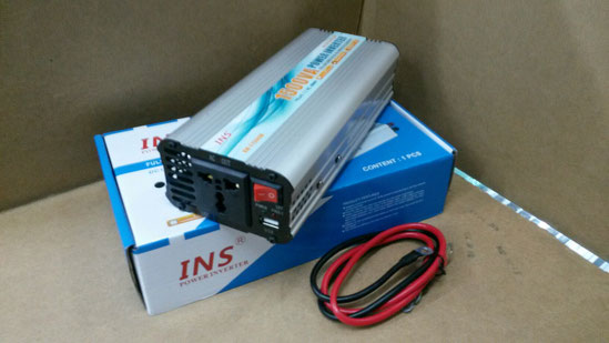 Power inverter 1500Watt / untuk mengubah listrik DC 12V ke AC 220V / USB 5V