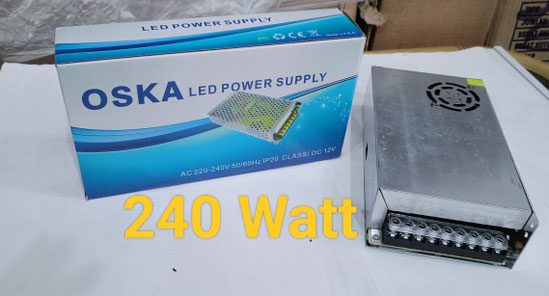 Power supply 240 Watt  20A