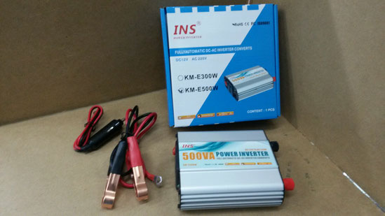 Power inverter 500Watt / untuk mengubah DC ke AC