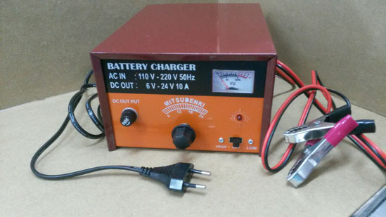 Charger Aki 10A / 2 aki / fast dan Low