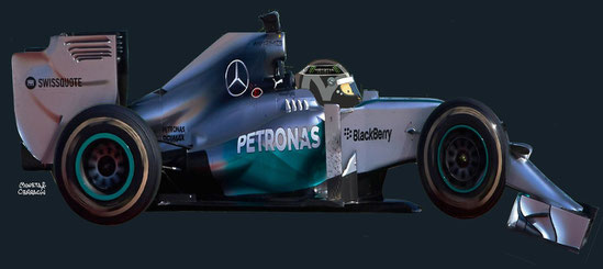 Nico Rosberg by Muneta & Cerracín