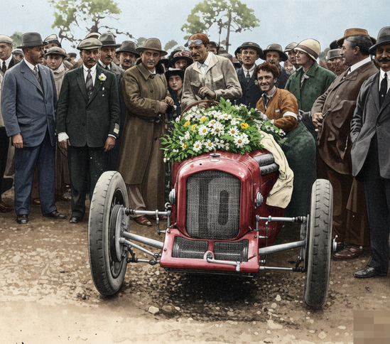 1925 Los vencedores, Robert Benoist y Albert Divo, con el Delage 2LCV