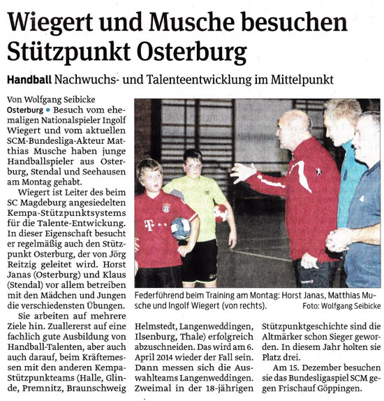 Volksstimme vom 13. 11. 2013
