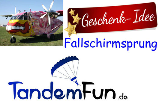 Fallschirmspringen Tandemsprung Rothenburg ob der Tauber mit Tandemfun Edi Engl