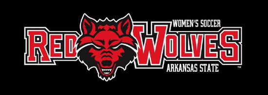 Logotipo del equipo 'Red Wolves' de la universidad de Arkansas. (http://www.astateredwolves.com/).