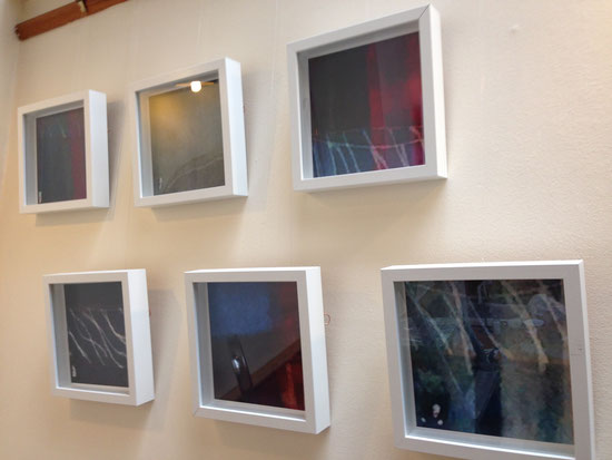 'Window Reflections', 6 digital prints, 21 x 21 cm