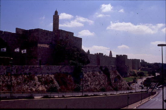 La Citadelle (de David) à la porte de Jaffa