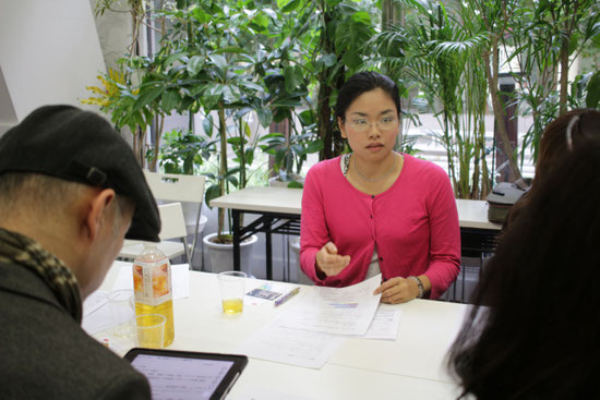 講師の田阪麻理子さん