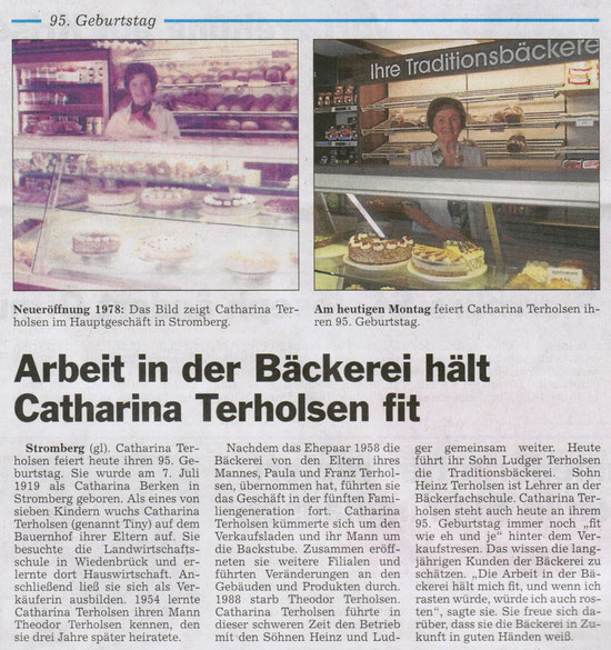 Quelle: Zeitungsartikel vom 07.07.2014 aus der Glocke, Oelder Lokalteil.