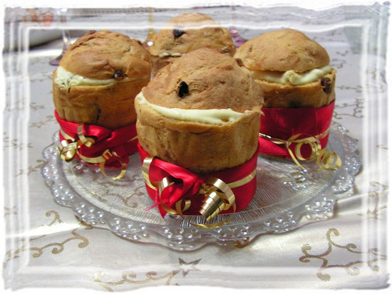Panettoncini con crema