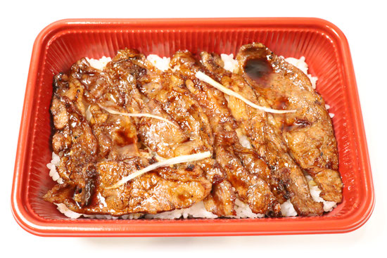 あぶり肉丼の看板メニュー