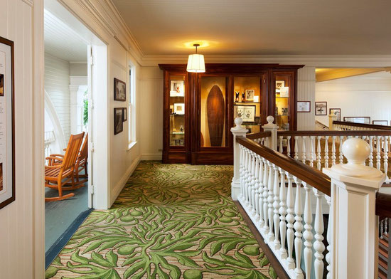 Historical floor at Moana Surfrider