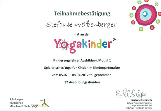 kinder yoga