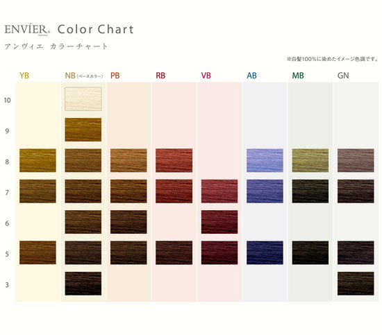 アンヴィエ ヘアカラー