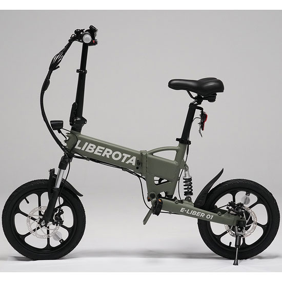 LIBEROTA E-LIBER 01 Olive Green 横向き車体写真
