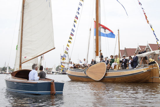 Prototype 1 ("kistmodel")  “Nimrod”  bij het Friese Statenjacht tijdens het 75-jarig bestaan van de Valk in Grou (2014) . Dit eerste prototype voor een open Valk werd in het voorjaar van 1940 omgebouwd tot prototype voor de Kajuitvalk