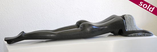 Steinskulptur Shona Dreaming Lady