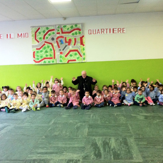 Mons. Cesare Nosiglia e i Bimbi di San Pio X