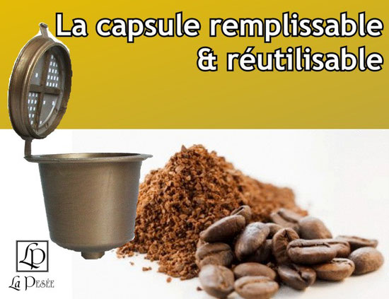 Capsule réutilisable et remplissable Nespresso