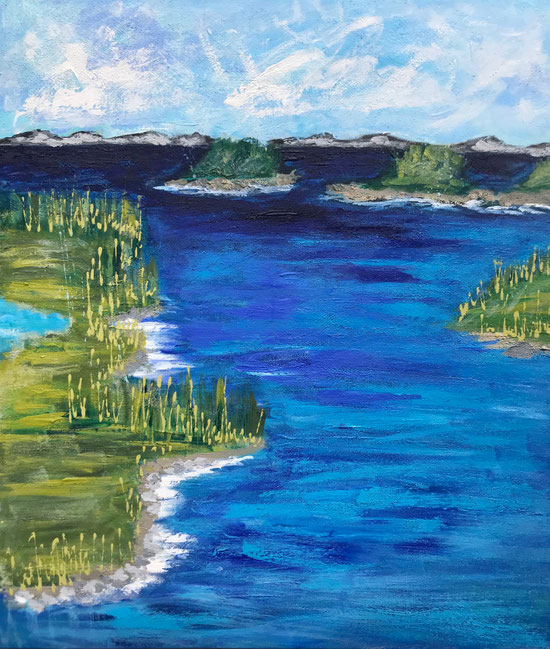 Abstrakte Malerei von Linda Ferrante