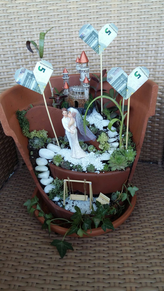 Ein besonderes Hochzeitsgeschenk - Mini Garten - minnais jimdo page!